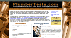 Desktop Screenshot of plumbertests.com